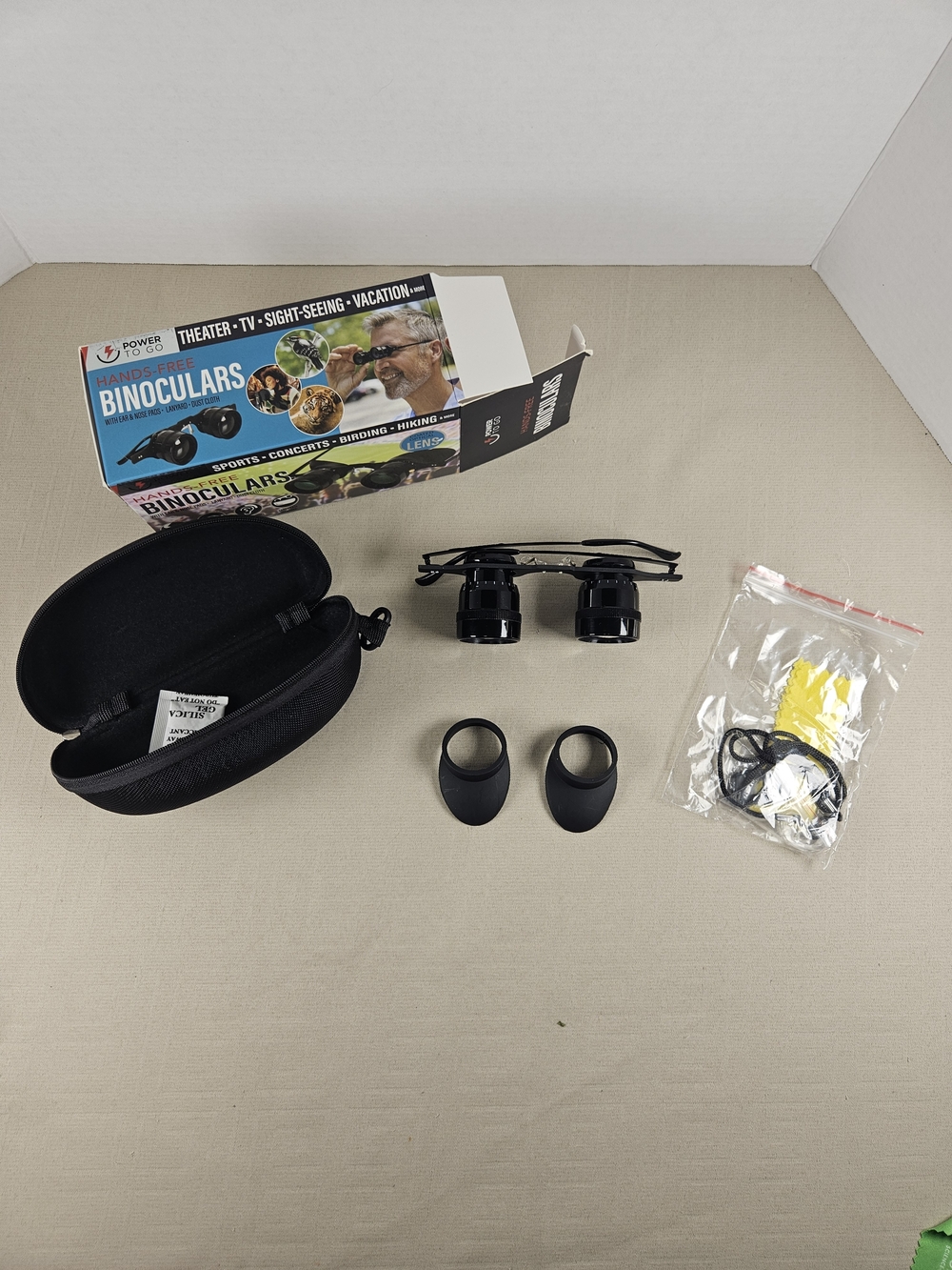 Hands-Free Binoculars - Black - Picture 5 of 7